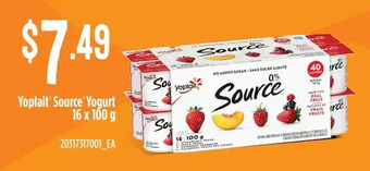 Loblaws Yoplait source yogurt offer