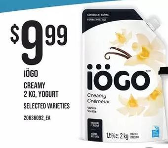 Loblaws Iögo creamy yogurt offer