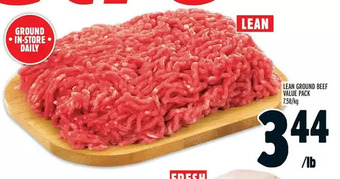 Metro Lean ground beef value pack offer