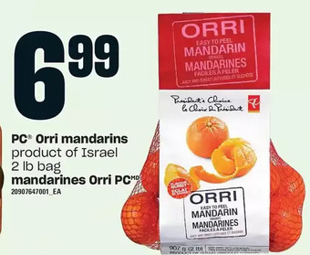 Independent Grocer Pc orri mandarins offer