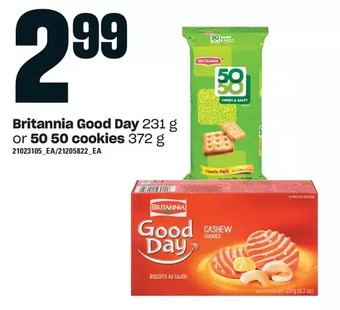 Loblaws Britannia good day or 50 50 cookies offer