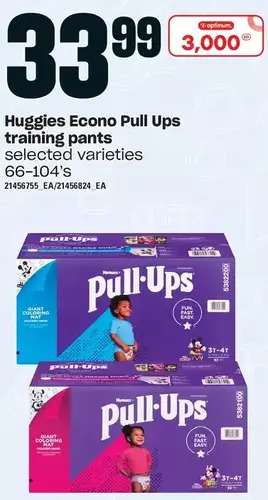 Loblaws Huggies econo pull ups training pants offer