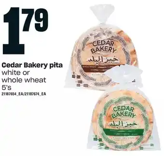 Loblaws Cedar bakery pita offer