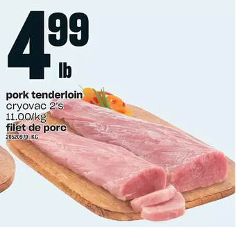 Independent Grocer Pork tenderloin offer