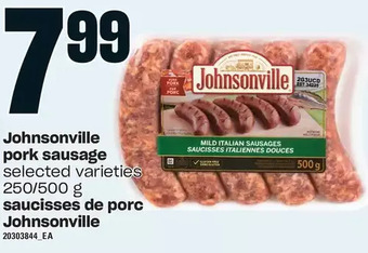 Independent Grocer Johnsonville pork sausage offer