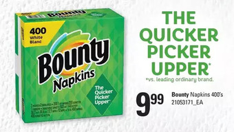 Loblaws Bounty napkins offer