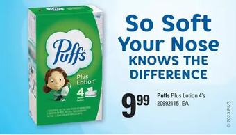 Loblaws Puffs plus lotion offer
