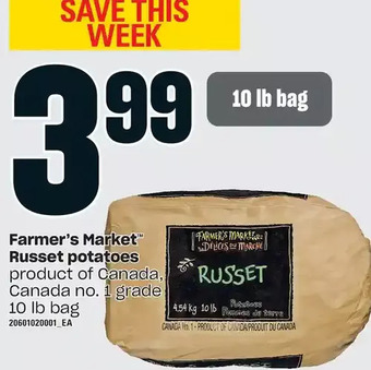 Loblaws Farmer's market russet potatoes offer