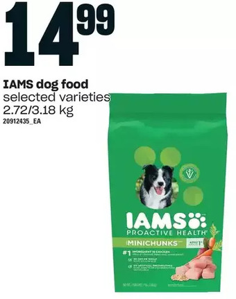 Loblaws Iams dog food offer