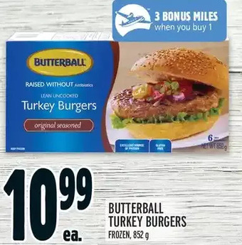 Metro Butterball turkey burgers offer