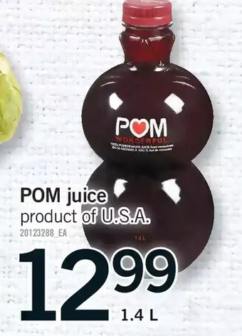 Fortinos Pom juice offer