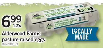 Fortinos Alderwood farms pasture-raised eggs offer