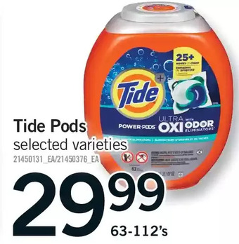 Fortinos Tide pods offer