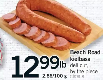 Fortinos Beach road kielbasa offer