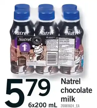 Fortinos Natrel chocolate milk offer