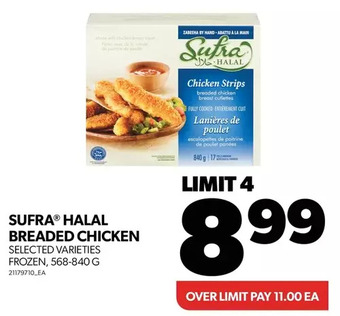 Real Canadian Superstore Sufra halal breaded chicken offer