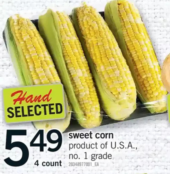 Fortinos Sweet corn offer