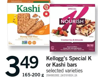 Fortinos Kellogg's special k or kashi bars offer