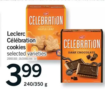 Fortinos Leclerc célébration cookies offer
