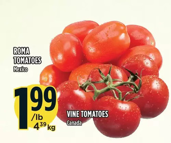 Marché Adonis Roma tomatoes | vine tomatoes offer