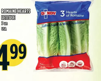 Marché Adonis Romaine hearts lettuce offer