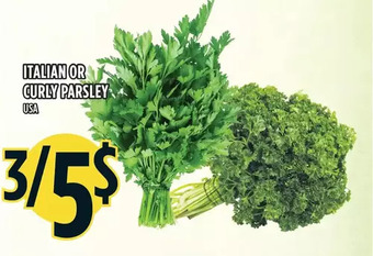 Marché Adonis Italian or curly parsley offer