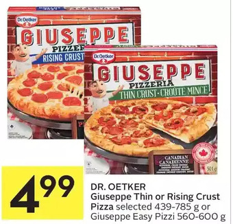 Foodland Dr. oetker giuseppe thin or rising crust pizza or giuseppe easy pizzi offer