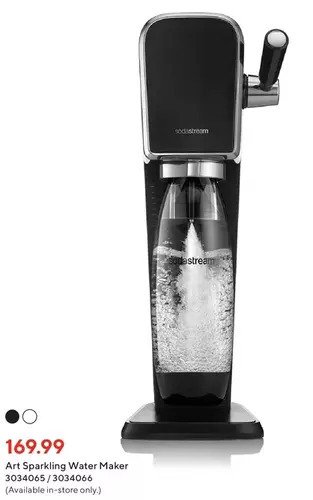 Staples Art sparkling water maker offer