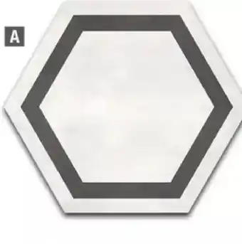 Home Depot Artisano arena hexagon frame 7-inch x 8-inch high definition matte porcelain tile (2.8 sq. ft./case) offer