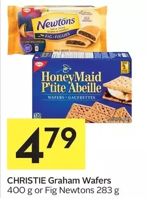 Foodland Christie graham wafers or fig newtons offer