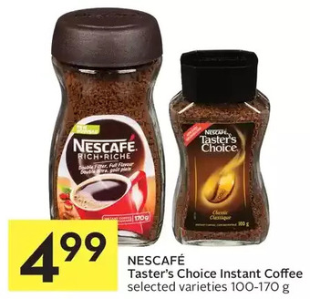 Foodland Nescafé taster's choice instant coffee offer