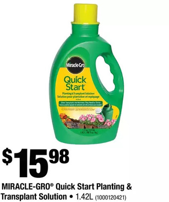 Quick start planting & transplant solution - 1.42l