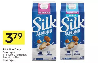 Foodland Silk non-dairy beverages offer