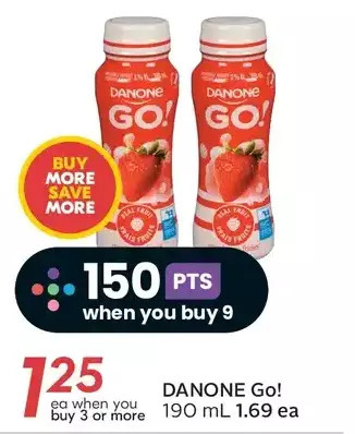 Sobeys Danone go! offer