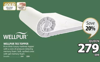 JYSK Wellpur t65 topper offer