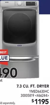 Lowe's Maytag 7.3 cu. ft. dryer offer