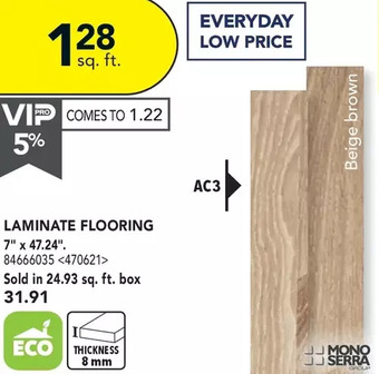 Lowe's Mono serra laminate flooring offer