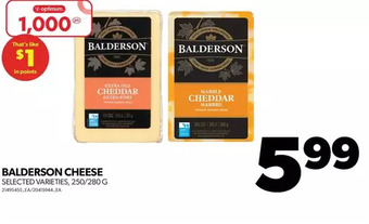 Real Canadian Superstore Balderson cheese offer