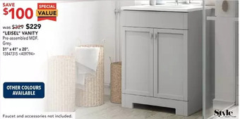 RONA Leisel vanity offer
