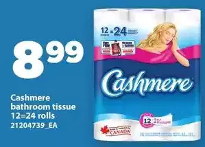 Real Canadian Superstore Cashmere bathroom tissue offer