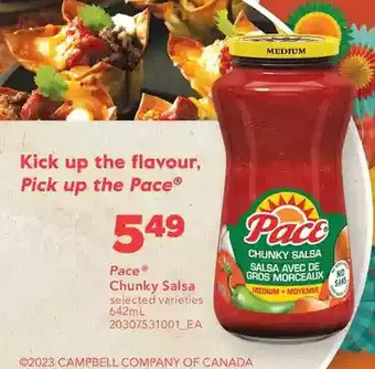 Real Canadian Superstore Pace chunky salsa offer
