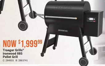 Cabela's Traeger grills ironwood 885 pellet grill offer