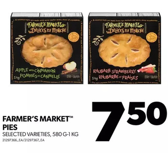 Real Canadian Superstore Farmer's market pies offer