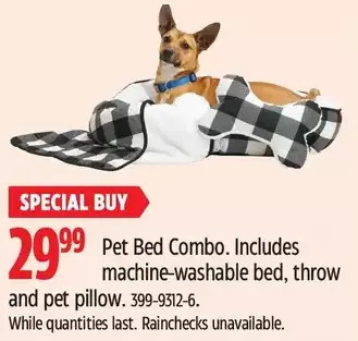 Canadian Tire Pet bed combo offer