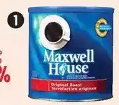 Canadian Tire Maxwell house and lavazza ground and whole bean coffee offer
