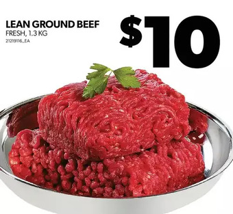 Real Canadian Superstore Lean ground beef offer