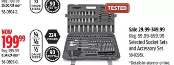 Canadian Tire Maximum socket sets and accessory set offer