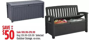 Canadian Tire Outdoor storage offer