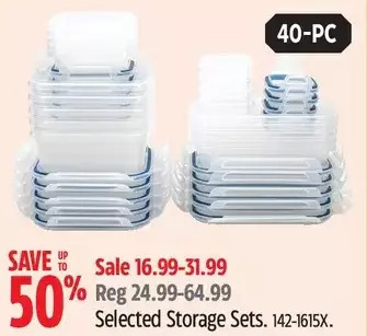 Canadian Tire Storage sets offer