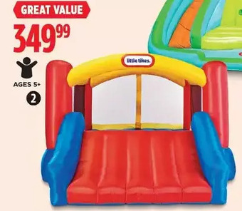 Canadian Tire Little tikes jump 'n slide bouncer offer
